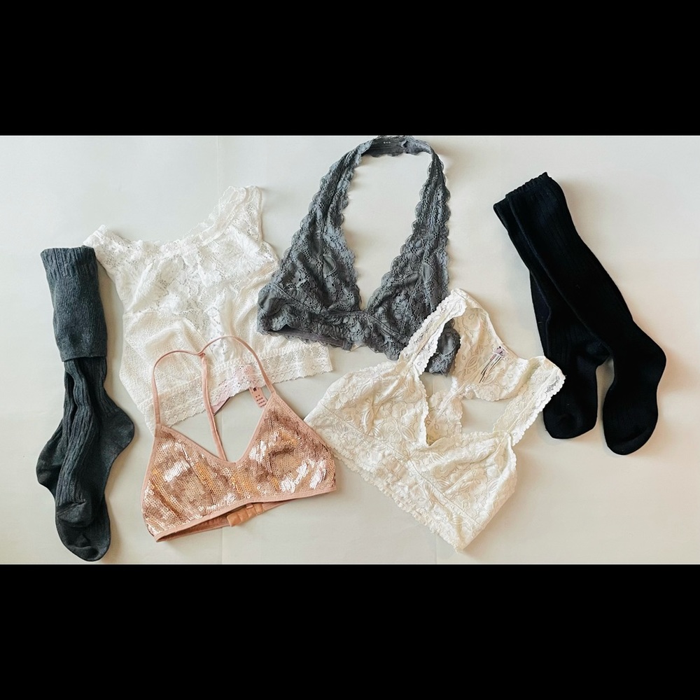 Bralettes & Knee Socks - bundle
